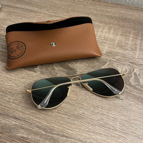 Ray-Ban Aviator Gold/Green - Picture 3 of 5